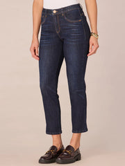 Democracy Luxe High Rise Ab Solution Ankle Length Skinny Jeans