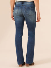 Democracy Blue Denim Ab Solution Itty Bitty Bootcut Jeans