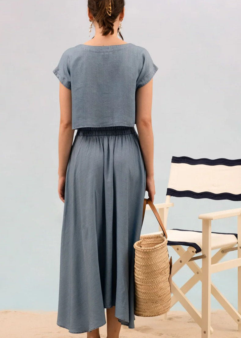 Chambray Top - The Nines