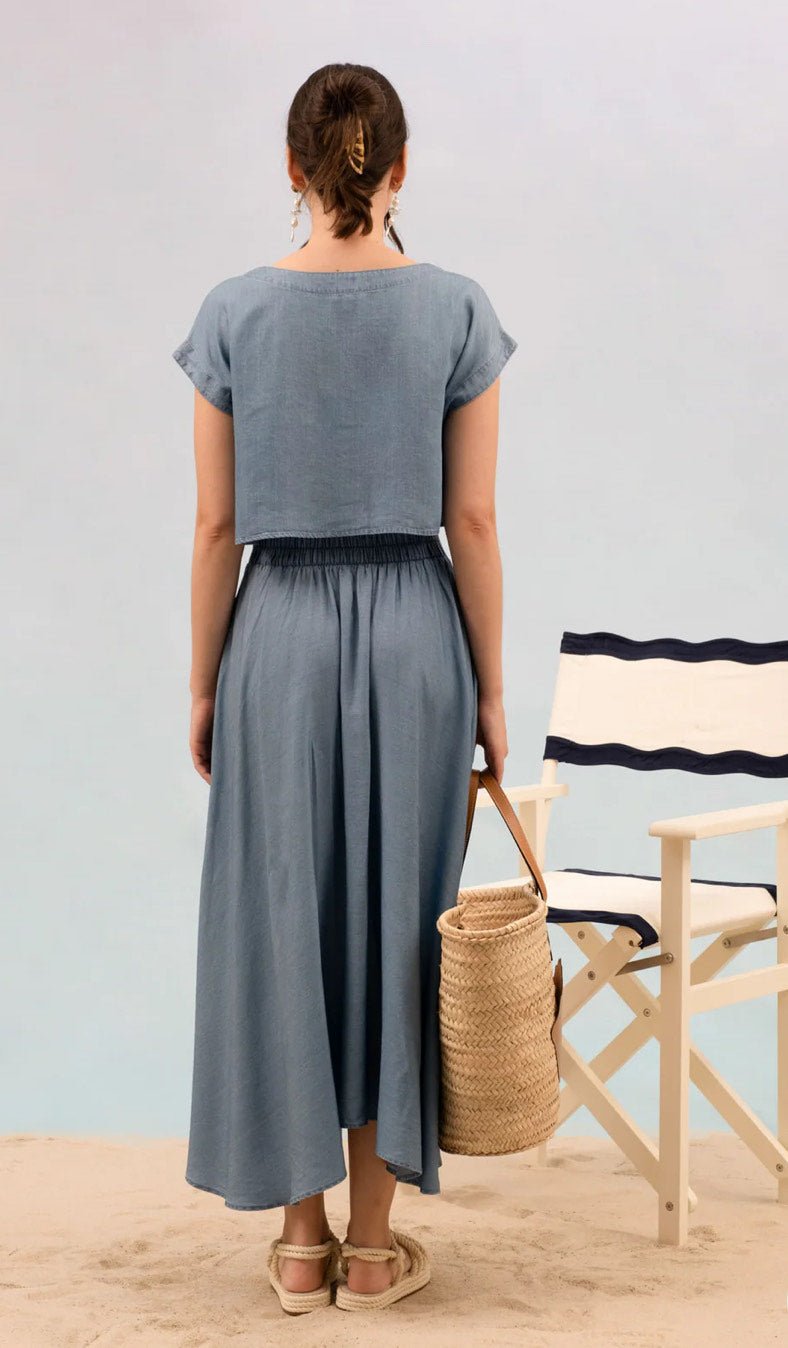 Chambray Top - The Nines