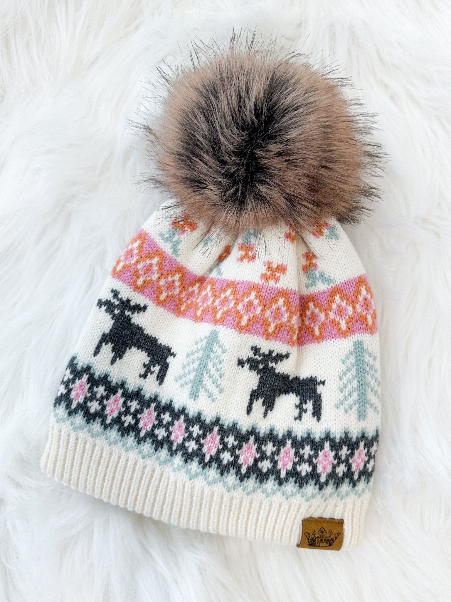 Patterned Pom Hats - The Nines