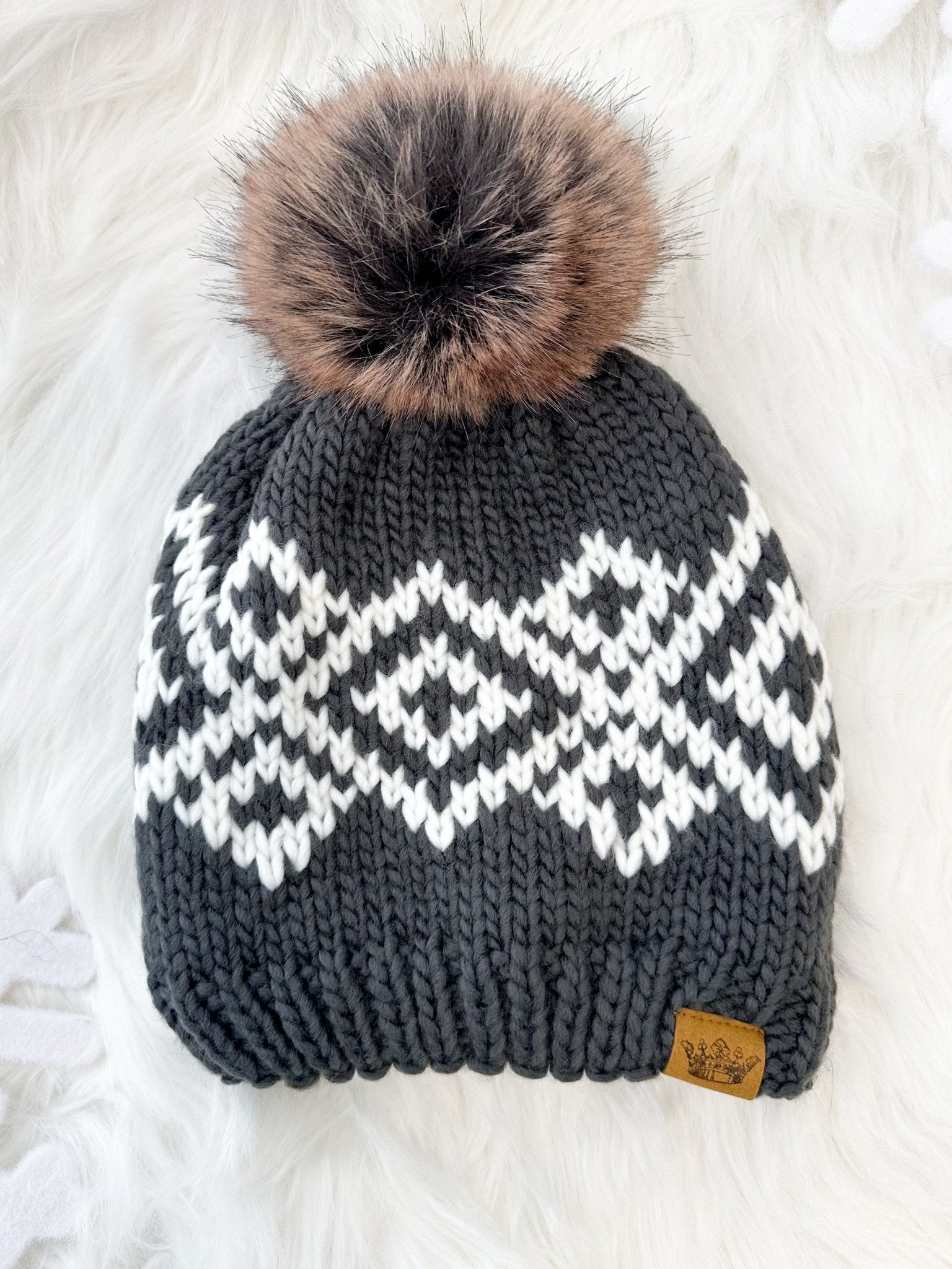 Patterned Pom Hats - The Nines