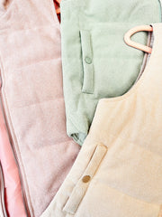 FINAL SALE - Herringbone Vests - 3 Colors!