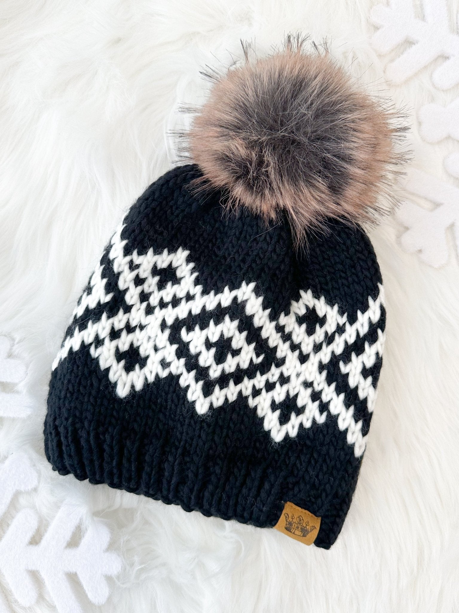 Patterned Pom Hats - The Nines