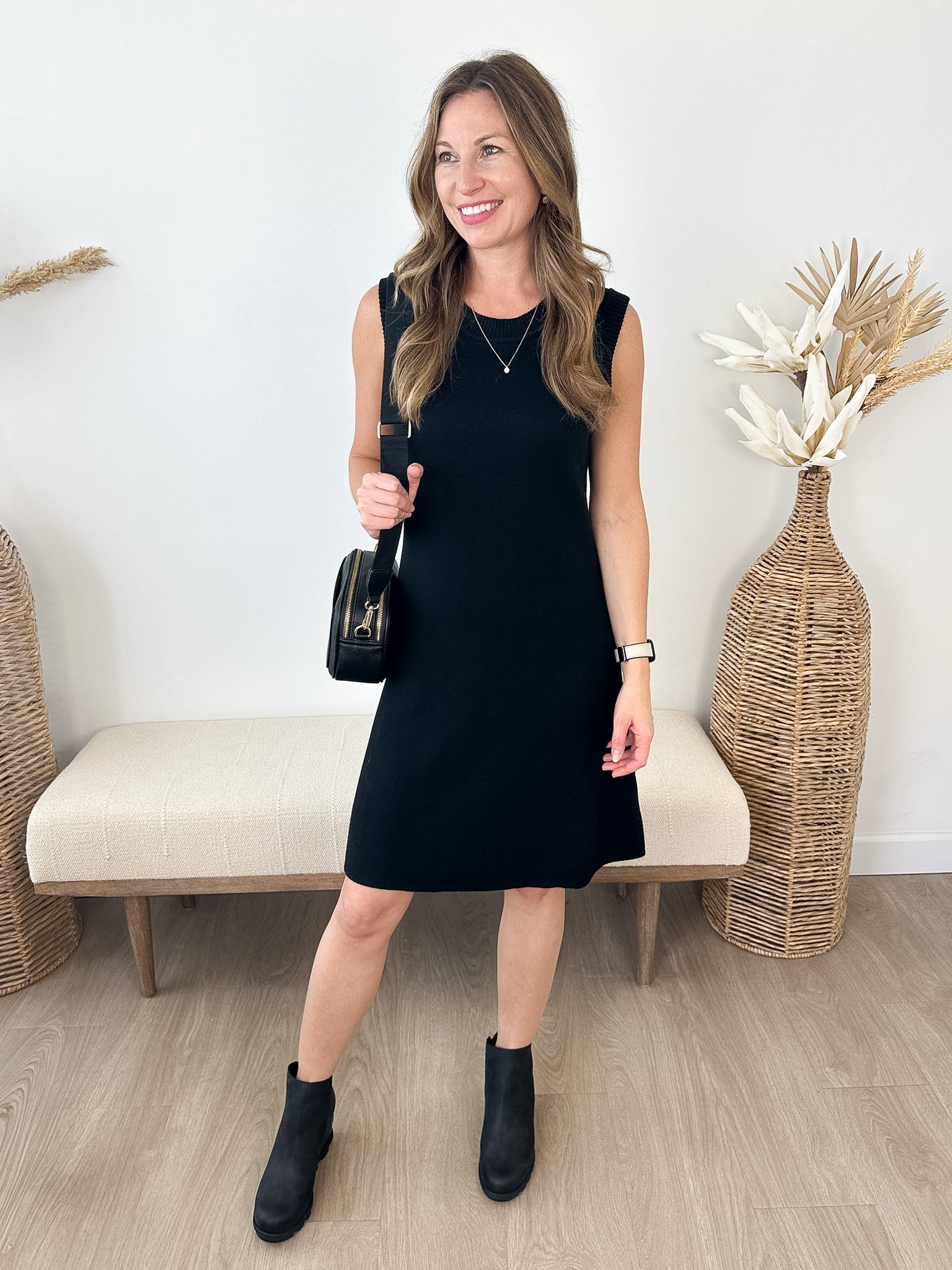 Sleeveless Sweater Dress - The Nines