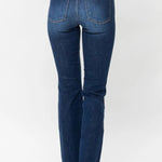 Judy Blue Distressed Hem Boot Cut Jeans - FINAL SALE! - The Nines