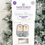Sherpa Gray Warmies Slippers - The Nines