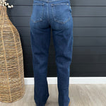 Judy Blue Dark Wash Trouser Wide Leg - 3 Lengths! - The Nines