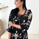 Floral Print Maxi Dress - The Nines