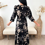 Floral Print Maxi Dress - The Nines