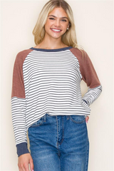 Soft Knit Colorblock Tops - 2 Colors!