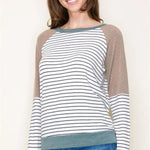 Soft Knit Colorblock Tops - 2 Colors! - The Nines