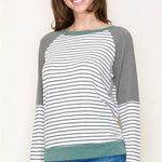 Soft Knit Colorblock Tops - 2 Colors! - The Nines