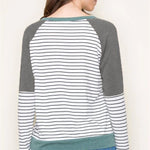Soft Knit Colorblock Tops - 2 Colors! - The Nines