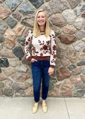 Autumn Views Floral Pullover