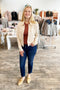 Oatmeal Cropped Sweater Jacket