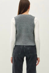 Ribbed Sweater Vest