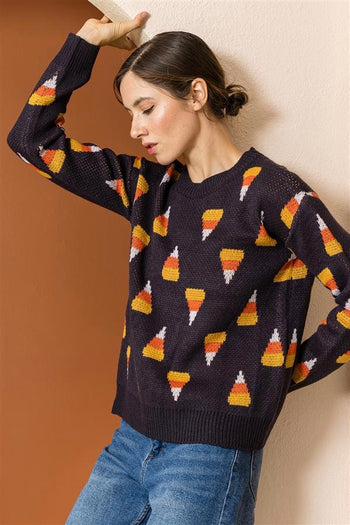 Candy Corn Sweater