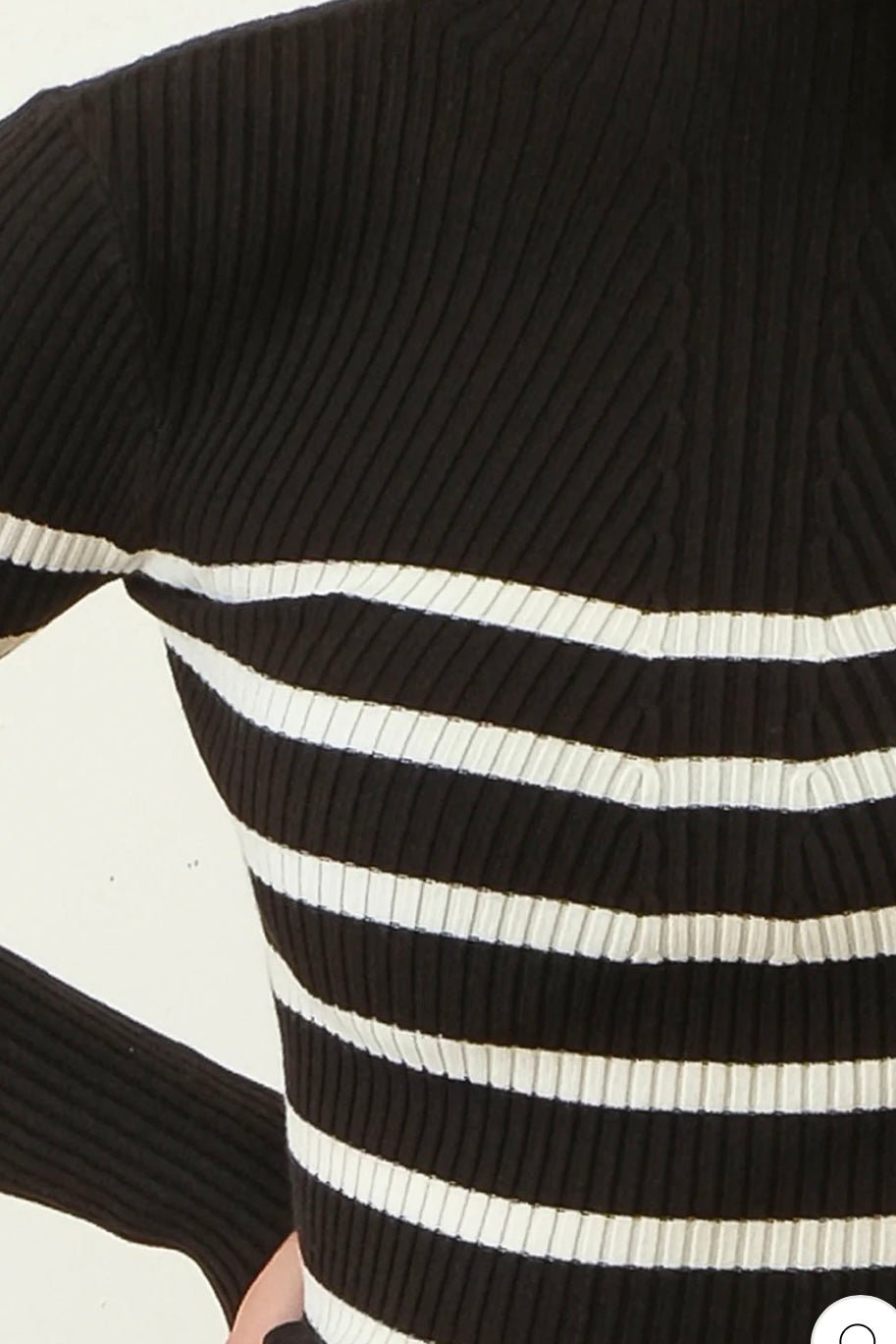 Lorelei Striped Mock Tops - 2 Colors! - The Nines
