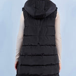 Long Side Zip Puffer Vests - 2 Colors! - The Nines