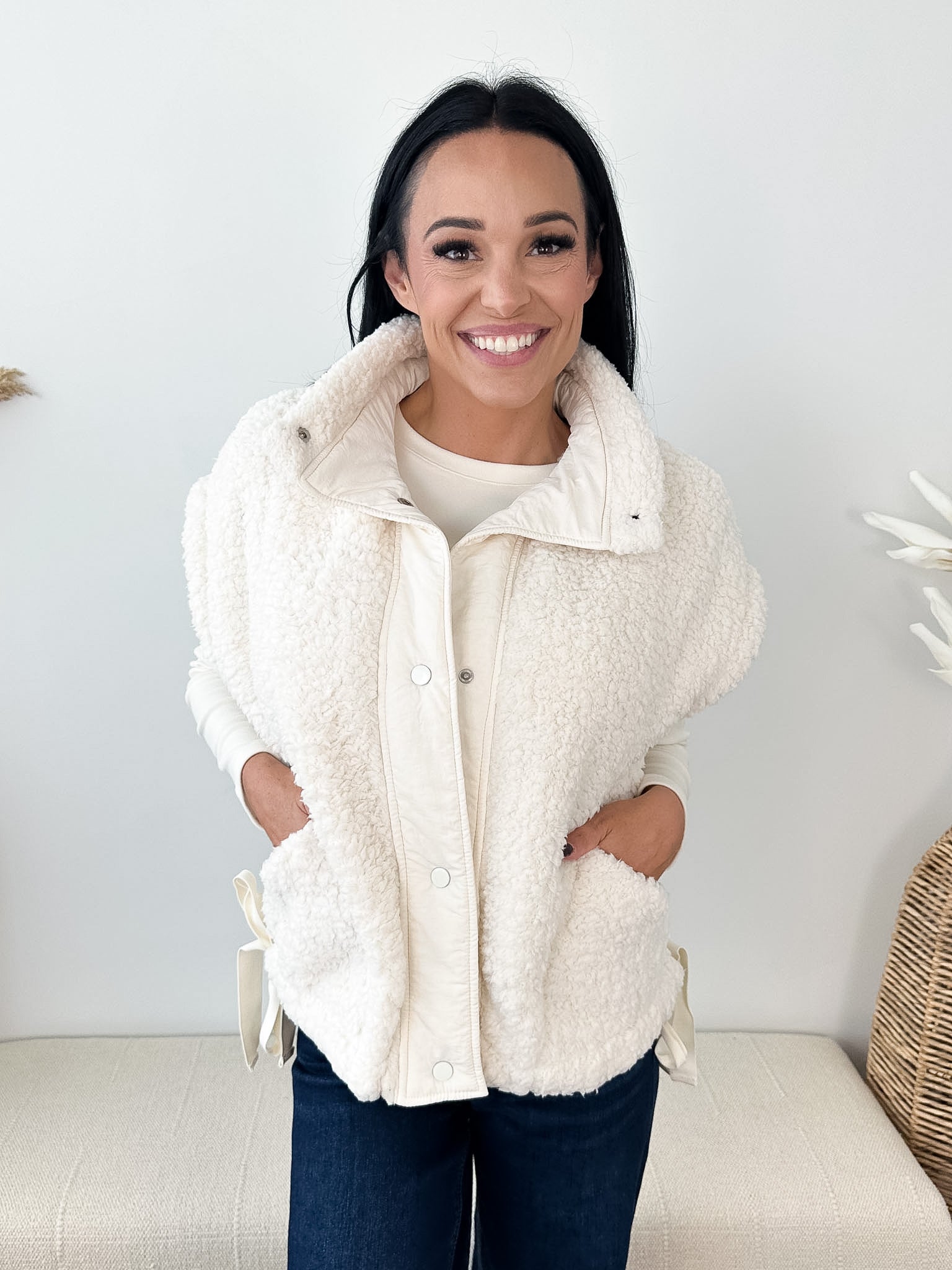 Oversized Faux Fur Vest - 4 colors!
