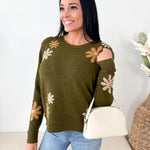 Floral Accent Sweater - The Nines