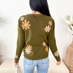Floral Accent Sweater - The Nines