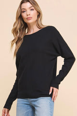 Chevron Textured Dolman Tops - 2 Colors!