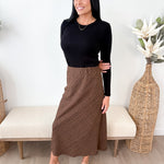 Cheetah Print Midi Skirt - The Nines