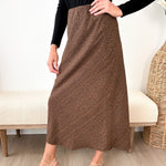 Cheetah Print Midi Skirt - The Nines
