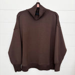 Luxe Scuba Ribbed Mock Neck Pullover - 5 Colors! - The Nines