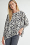 Abstract Printed Flowy Top