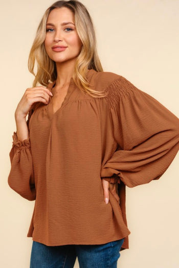 Caramel Apples Relaxed Blouse