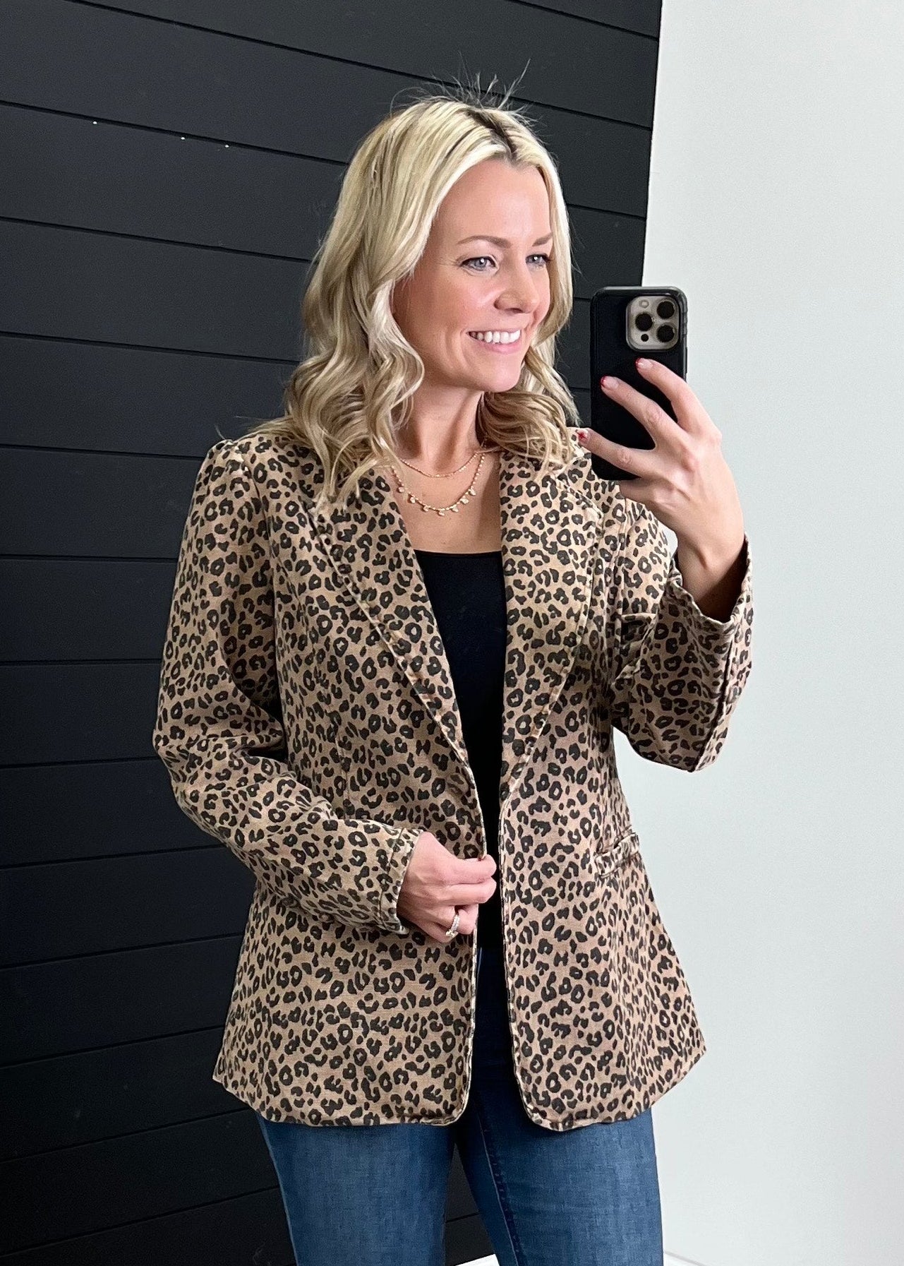 Leopard Blazer - The Nines
