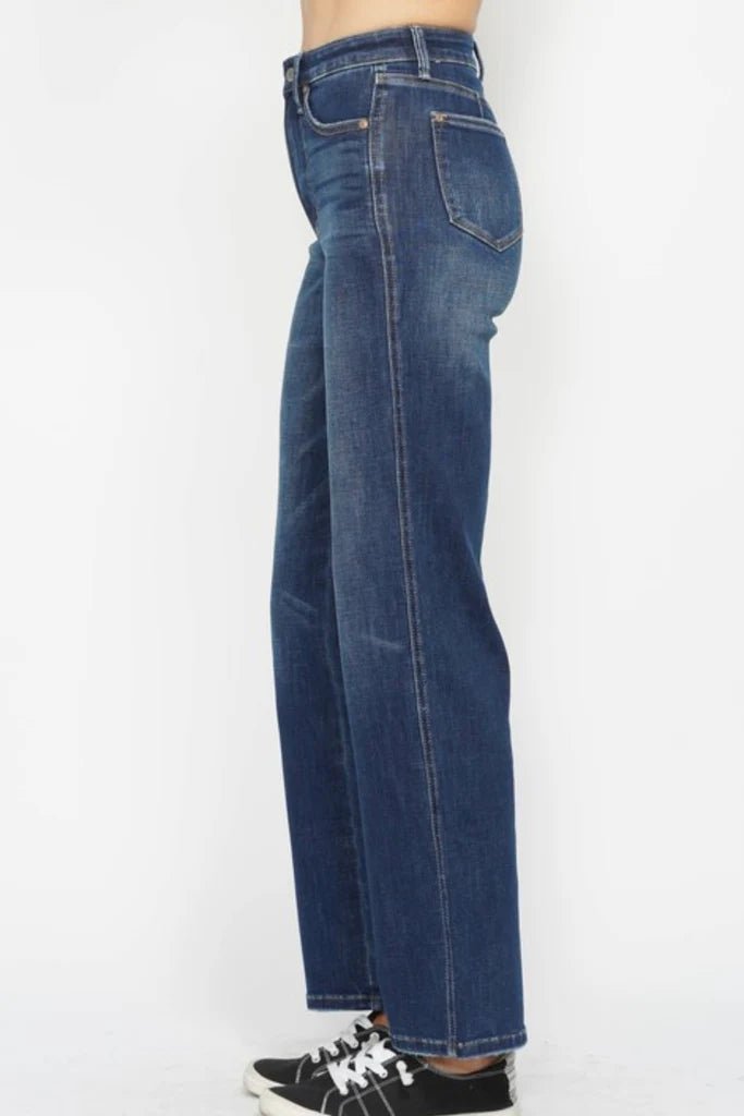 Judy Blue High Waist Tummy Control Classic Straight Jeans - FINAL SALE! - The Nines
