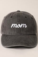 Charcoal Mineral Mom Hat