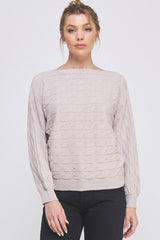 Soft Dolman Cable Sweaters - 3 Colors!