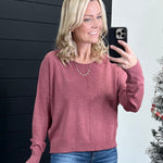 Front Seam Just Like Cashmere Top - 4 colors! - The Nines