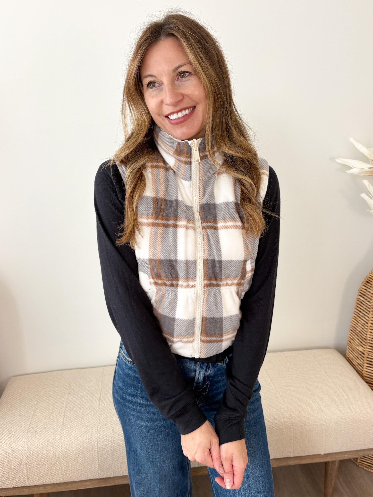 Reversible Cropped Puffer Vest - 2 Colors! - The Nines