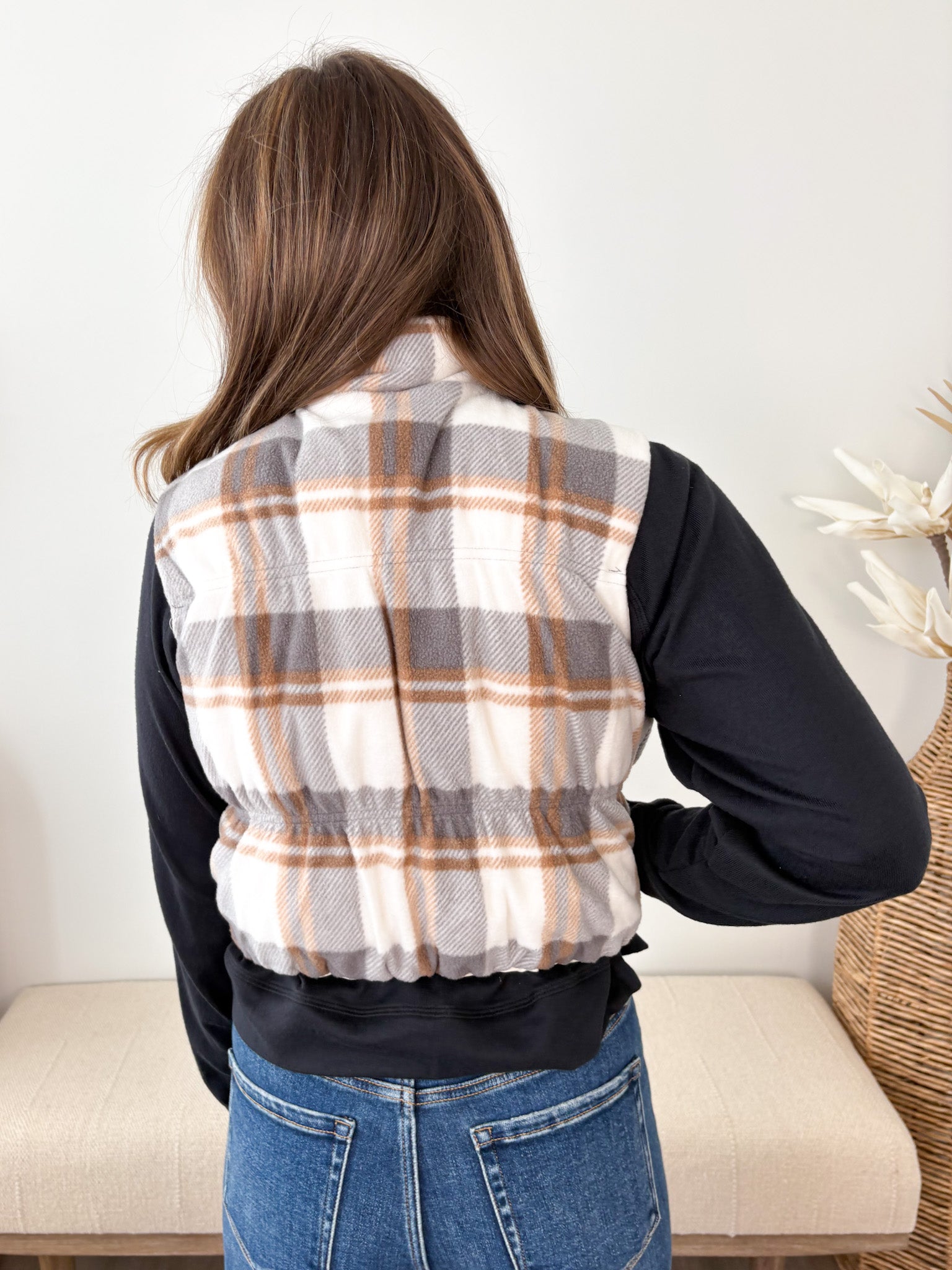 Reversible Cropped Puffer Vest - 2 Colors! - The Nines