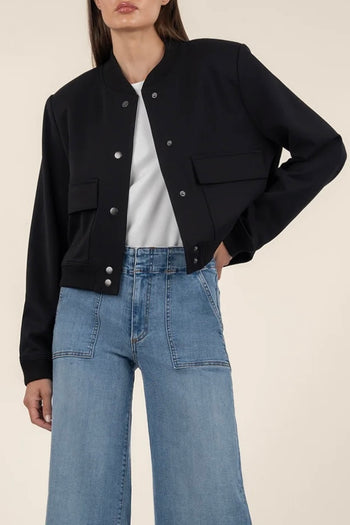 KUT Camilla Twill Bomber Jacket