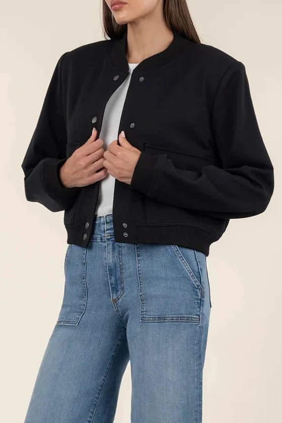 KUT Camilla Twill Bomber Jacket - The Nines