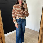 Terracotta Half Zip Sweater - The Nines