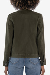 KUT Olive Amanda Boxy Jacket