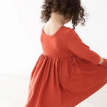 Buttery Soft Pumpkin Spice Twirl Dress - The Nines