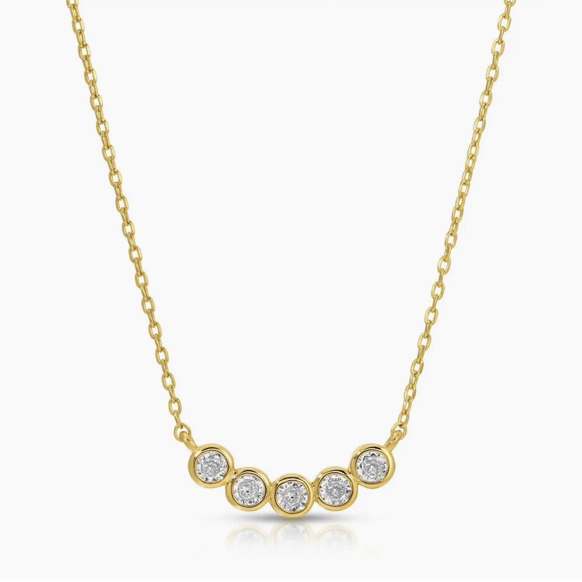 Multi Faux Diamond Necklace - 2 colors! - The Nines