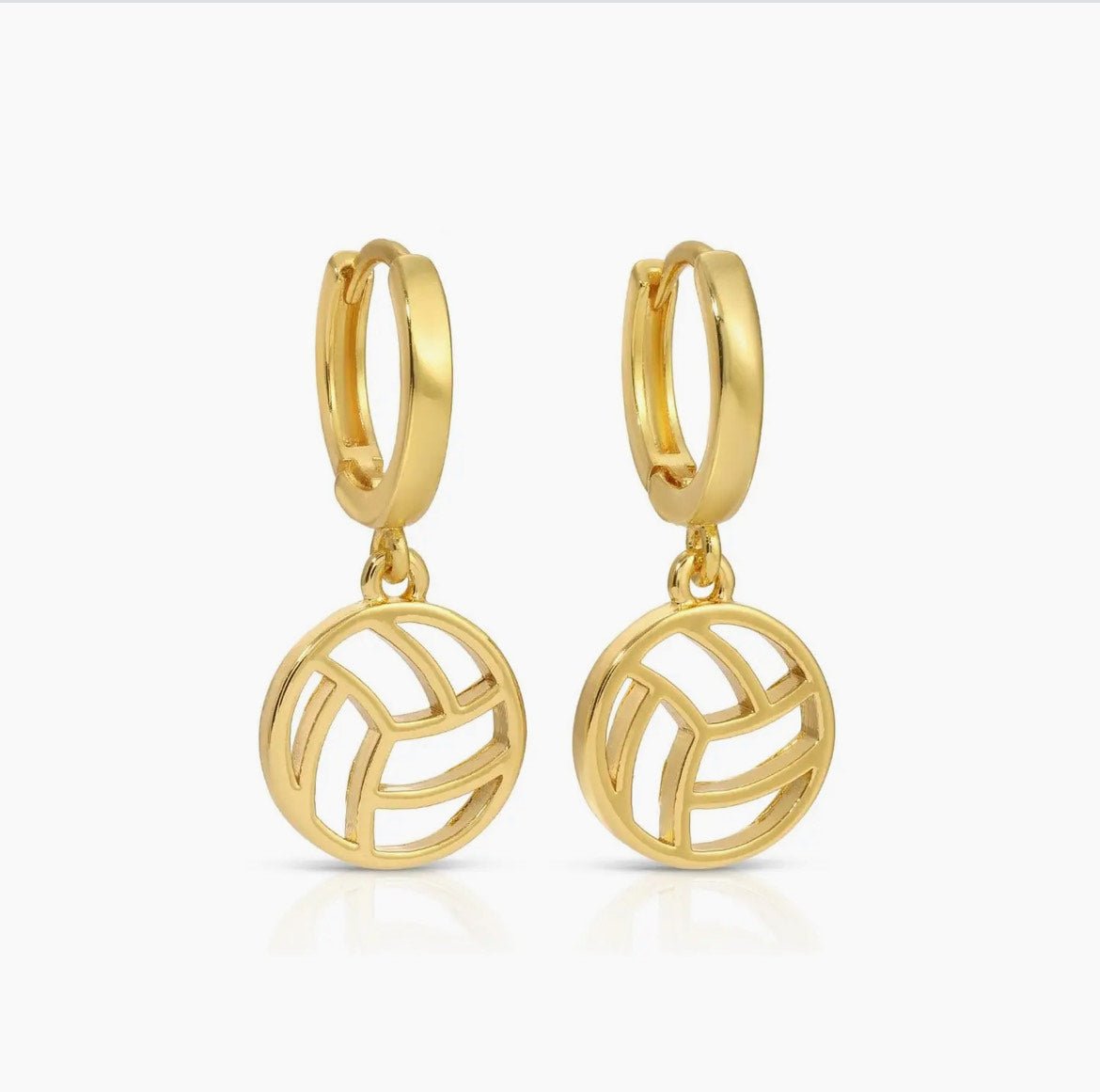 Volleyball Huggie Earrings - The Nines
