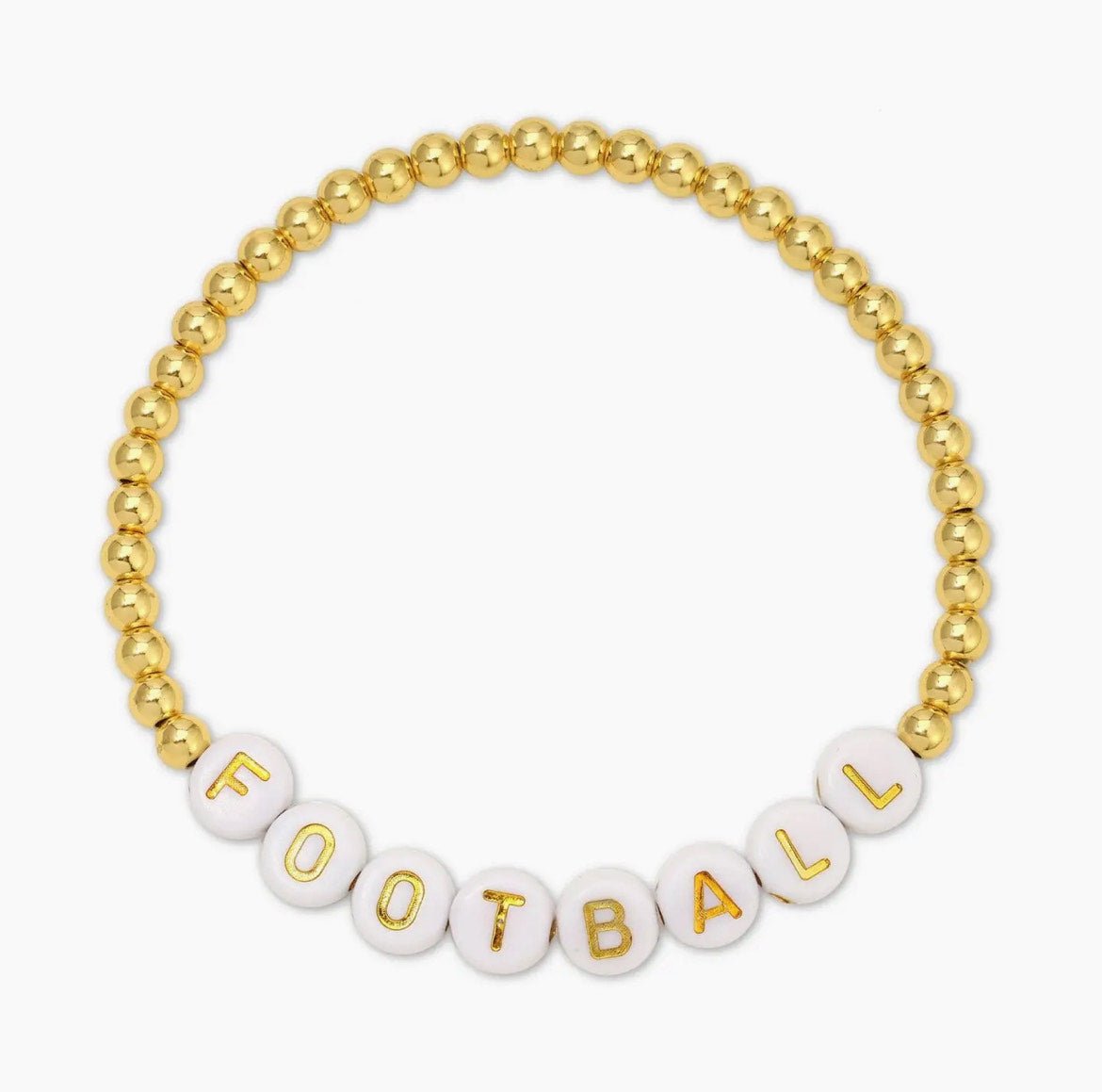 Football Beaded Bracelet - The Nines