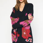 Olivia Floral Belted Cardigan - 2 Colors! - The Nines