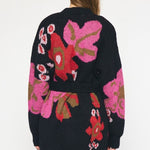 Olivia Floral Belted Cardigan - 2 Colors! - The Nines